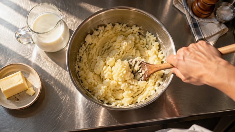 Antes de colocar mais leite no purê, vale olhar para a batata: o ponto do cozimento pode ser o verdadeiro problema