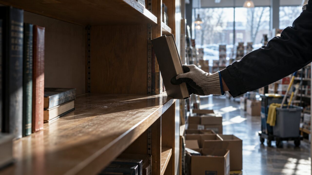 O último capítulo de uma rede com 40 anos de história chega com 399 livrarias em liquidação e cerca de 10.700 trabalhadores atingidos pelo fechamento