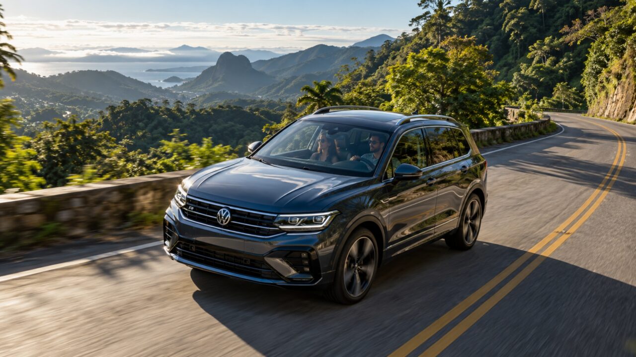 Tração integral, motor 2.0 turbo de 272 cv e câmbio automático de 8 marchas colocam este SUV entre os mais fortes da categoria sem abandonar conforto de viagem