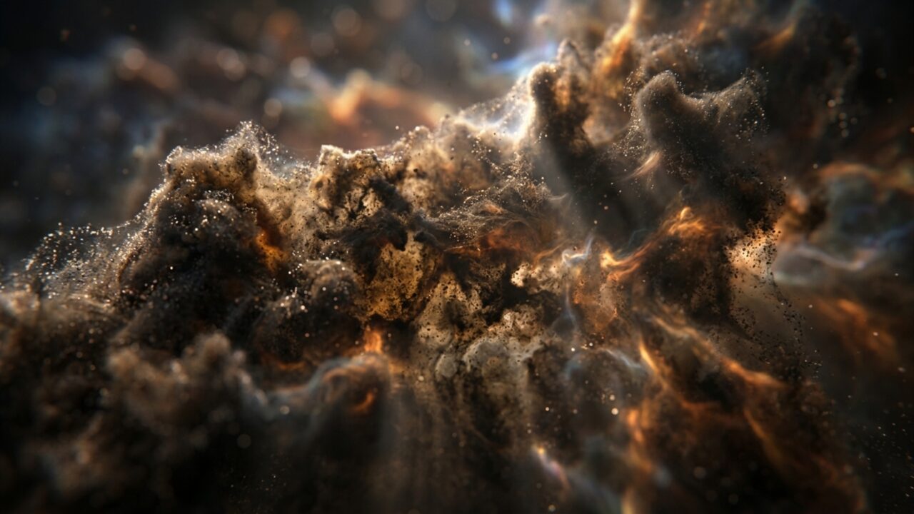Uma nebulosa parece uma girafa andando pelo espaço: nuvem escura mostra por que o cérebro insiste em encontrar animais onde só há poeira