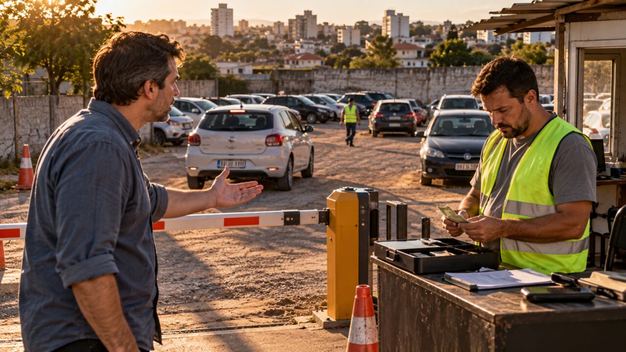 Irmãos combinam vender um terreno herdado, mas um deles transforma o espaço em estacionamento e se recusa a dividir a renda