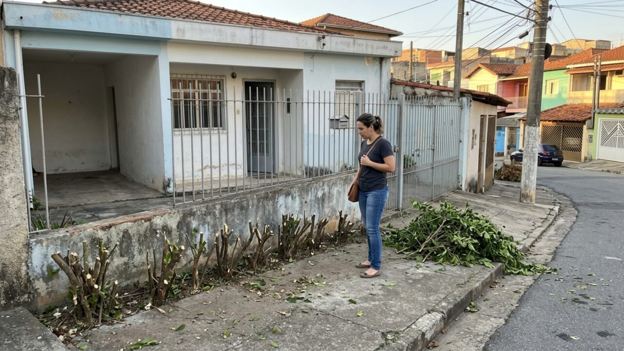 Jardineiros cortam a cerca viva de uma casa por engano, e empresa afirma que seguiu a foto enviada por quem contratou o serviço