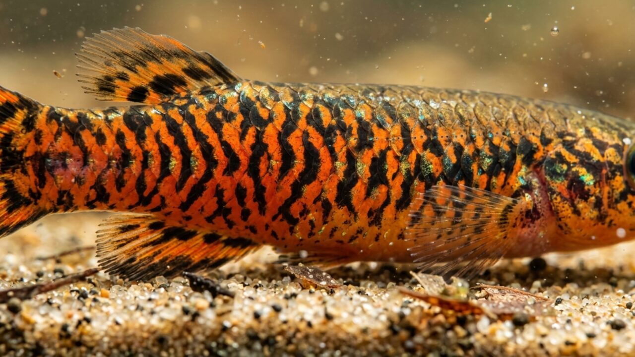 Um peixe laranja brilhante foi descoberto na Amazônia e já pode estar ameaçado: espécie vive em poucos riachos pressionados pela transformação da floresta