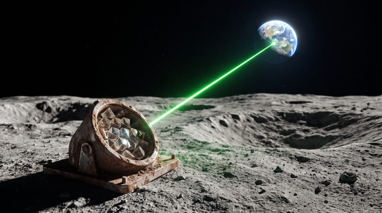 Mais de 50 anos depois, refletores deixados na Lua ainda permitem medir a distância entre a Terra e o satélite com precisão milimétrica