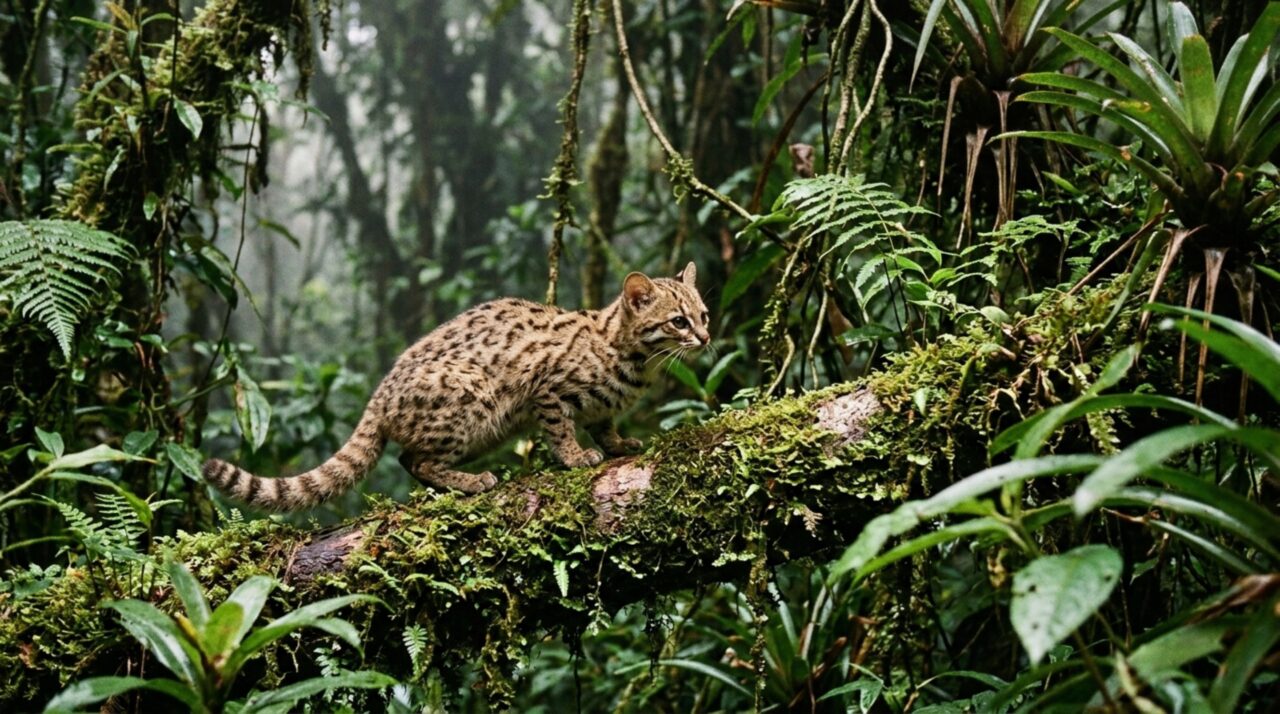 Uma espécie de gato selvagem viveu anos diante de humanos na Bolívia antes de o DNA mostrar que ninguém a havia descrito