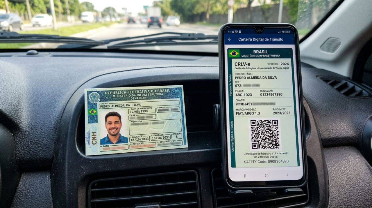 Homem esquece os documentos ao trocar de carro, é abordado numa rodovia com falha no sistema e descobre por que não pode contar sempre com a consulta eletrônica do agente