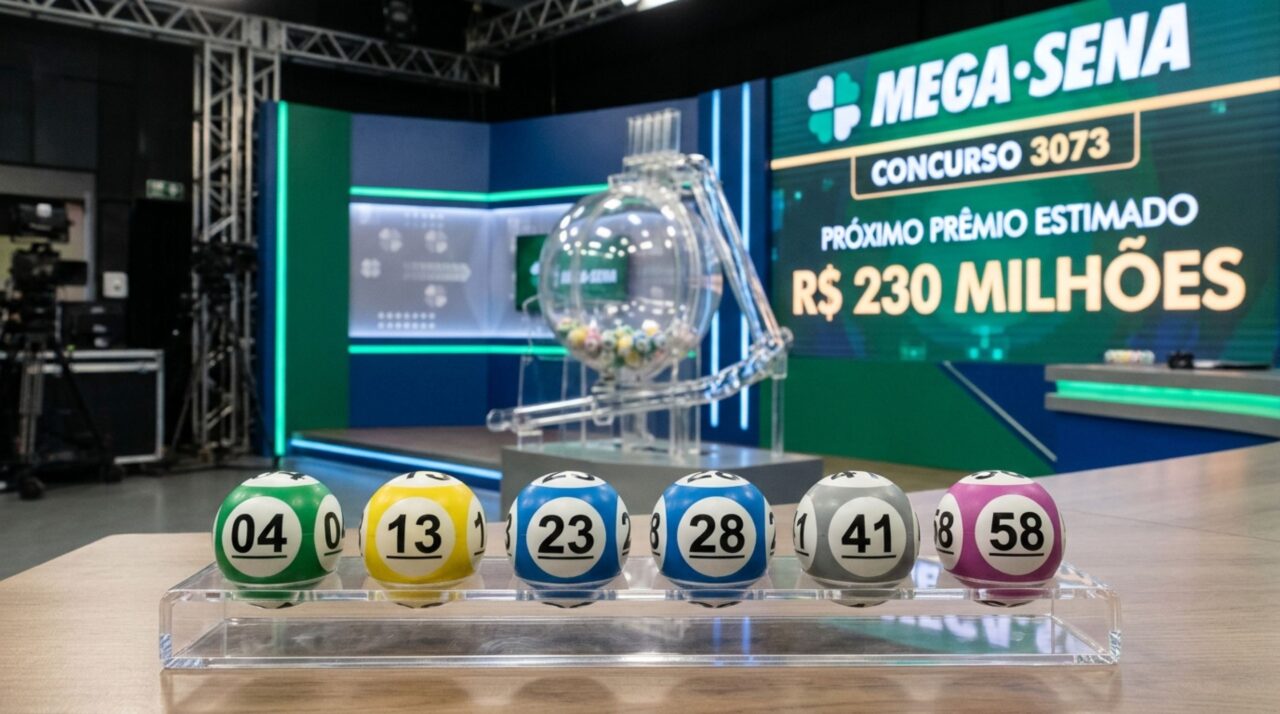 Mega-Sena 3073 acumula e prêmio chega a R$ 230 milhões para sábado após sorteio sem vencedor na sena