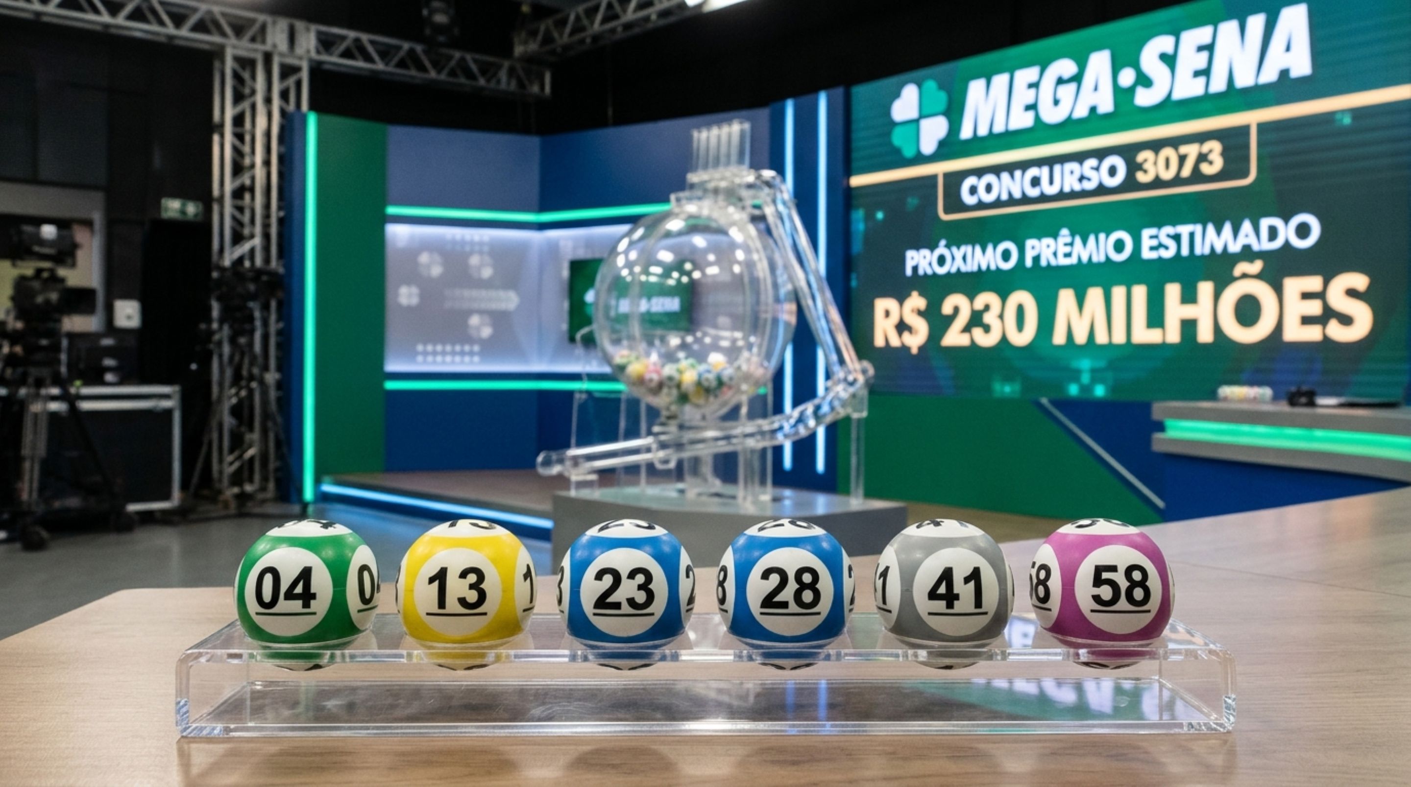 Mega-Sena 3073 acumula e prêmio chega a R$ 230 milhões para sábado após sorteio sem vencedor na sena