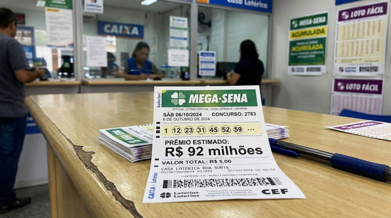 Mega-Sena de 6 de outubro pode pagar R$ 92 milhões, mas prêmio principal será dividido se houver mais de um ganhador