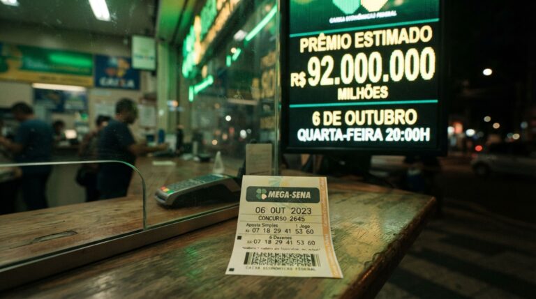Mega-Sena acumula no concurso 3066 e prêmio sobe para R$ 92 milhões no próximo sorteio de 6 de outubro