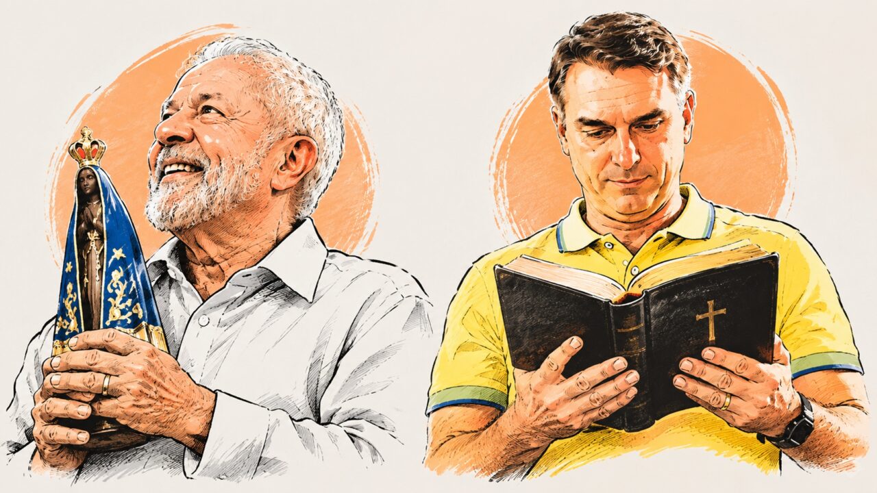 Crusoé: Realtime aponta alta de Lula entre católicos e de Flávio entre evangélicos