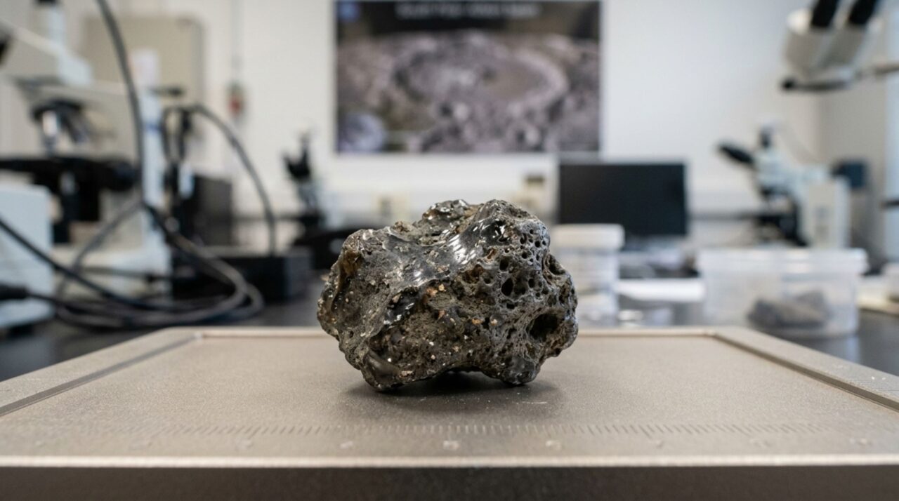 A Lua perdeu seu campo magnético, mas pequenos vidros de impacto acabaram de revelar um “fóssil” de ferro que ainda guarda essa história
