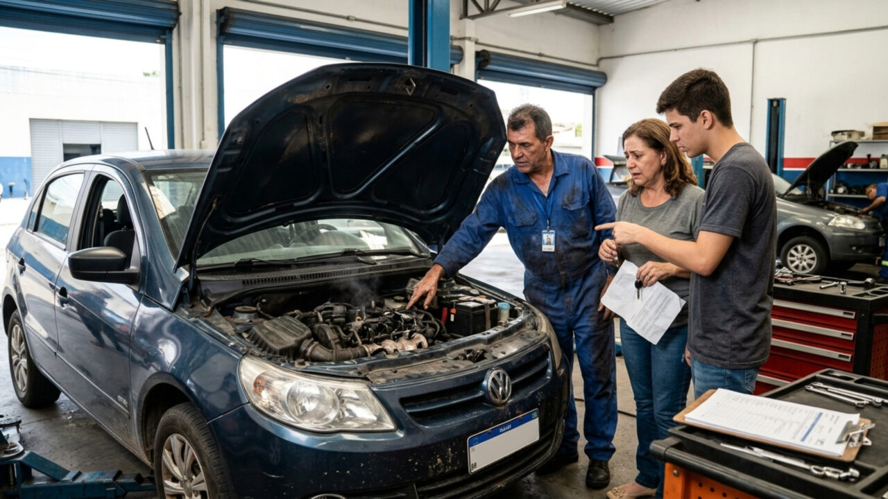 Mãe compra carro seminovo para o filho, o motor funde quatro meses depois e ela descobre que a garantia legal de loja vale também para usados