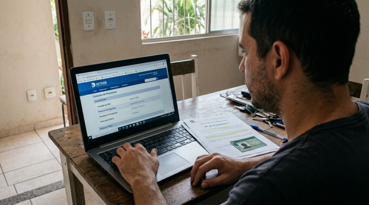 Condutor recebe uma notificação sobre processo de suspensão da CNH, acredita que perdeu imediatamente o direito de dirigir e descobre por que precisa conferir a fase do procedimento no Detran