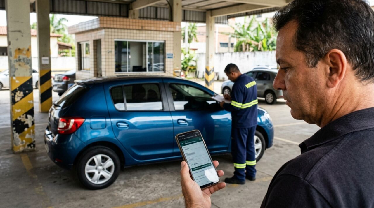 Dono de carro troca a cor da pintura para personalizar o veículo, mantém o CRLV com os dados antigos e descobre durante uma abordagem que a mudança pode exigir atualização do registro