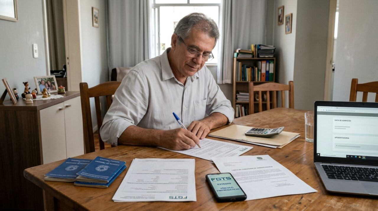 Aposentado continua trabalhando com carteira assinada depois de conseguir o benefício do INSS e descobre que pode movimentar o FGTS em condições diferentes das de outros empregados