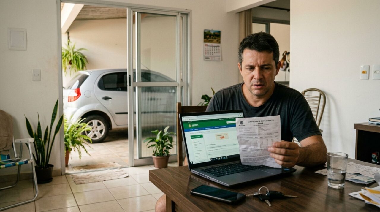 Dono de carro paga o IPVA antes do vencimento, acredita que o veículo está totalmente regularizado e só percebe o licenciamento pendente ao tentar emitir o novo CRLV