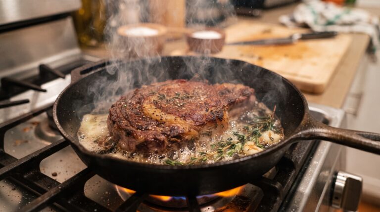 Por que selar carne em frigideira fria falha e os segredos da Reação de Maillard