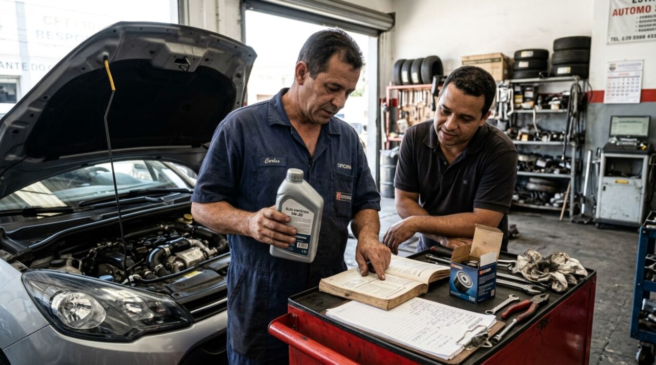 Dono de carro 1.0 turbo, troca o óleo por um mais barato, fora da especificação da montadora, e descobre que nesses motores a correia dentada trabalha mergulhada no óleo