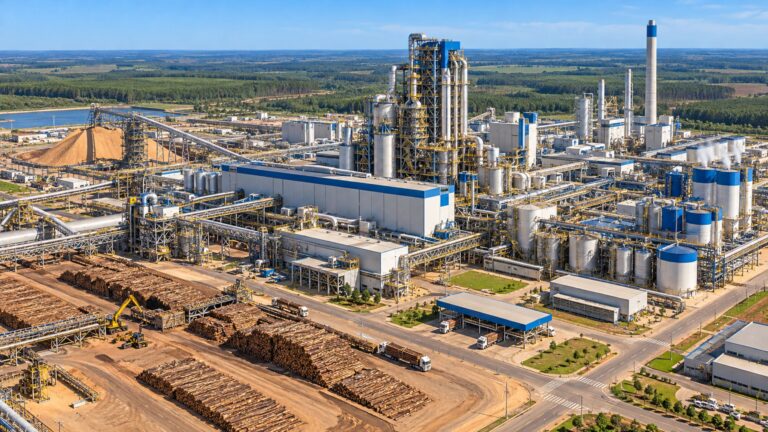 Megaobra de R$ 22,2 bilhões põe em operação uma fábrica capaz de produzir 2,55 milhões de toneladas de celulose por ano
