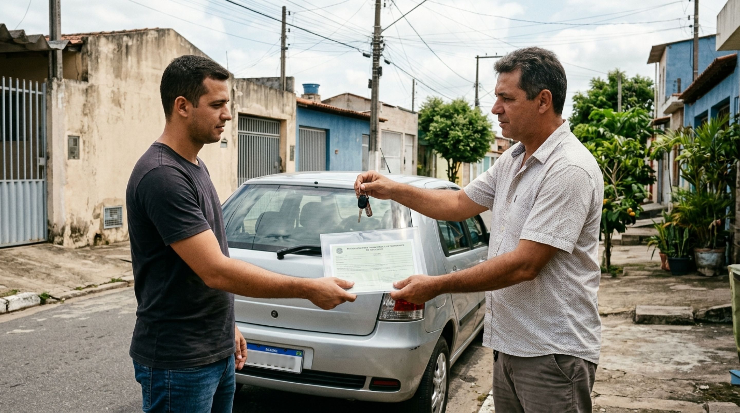 Motorista compra um carro usado, começa a circular antes de concluir a transferência e descobre que deixar a documentação em nome do antigo proprietário pode trazer problemas para os dois envolvidos