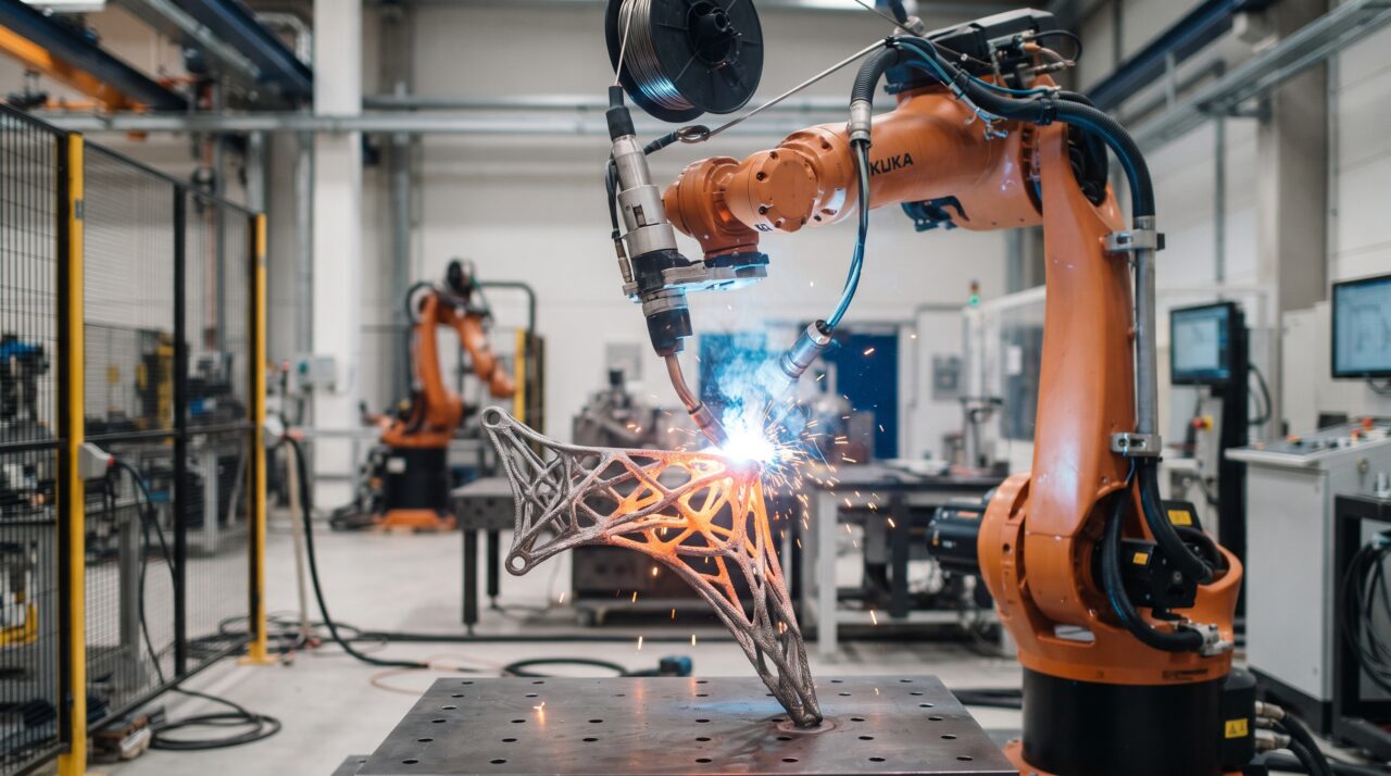 Como funciona a impressão 3D de metal no ar e suas aplicações na engenharia.