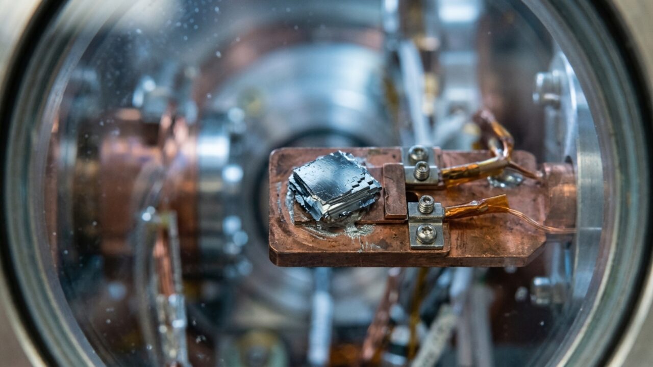 Um material fino revelou um tipo incomum de magnetismo que tenta juntar velocidade de antiferromagnetos com controle eletrônico