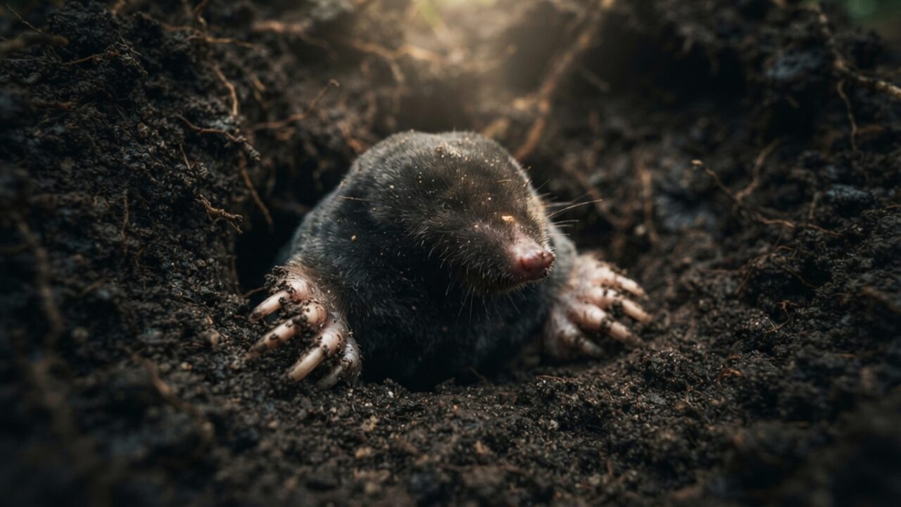 Moles abriram os braços para cavar e mudaram o próprio esqueleto: clavícula assumiu uma carga que outros mamíferos deixam na escápula