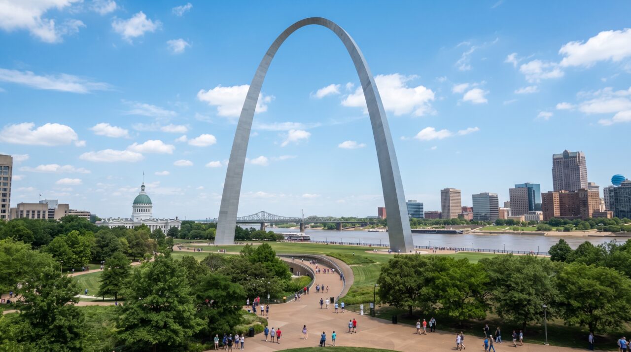 Estrutura e funcionamento do monumento Gateway Arch