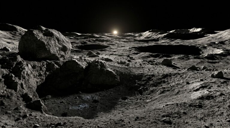 Regiões sombreadas do polo sul lunar podem permitir a sobrevivência temporária de microrganismos terrestres
