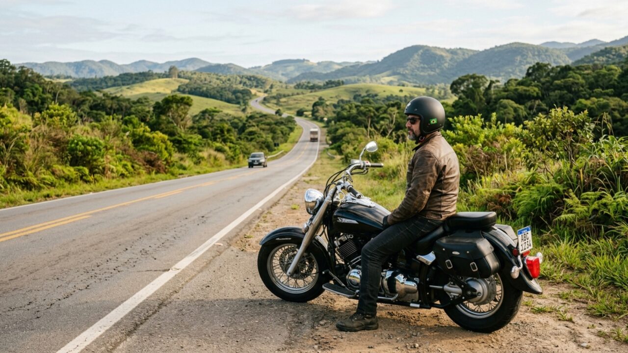 Banco a apenas 740 mm do chão, motor bicilíndrico de 648 cc e tanque de 15,7 litros formam uma cruiser de 47 cv feita para rodar longas distâncias com postura relaxada