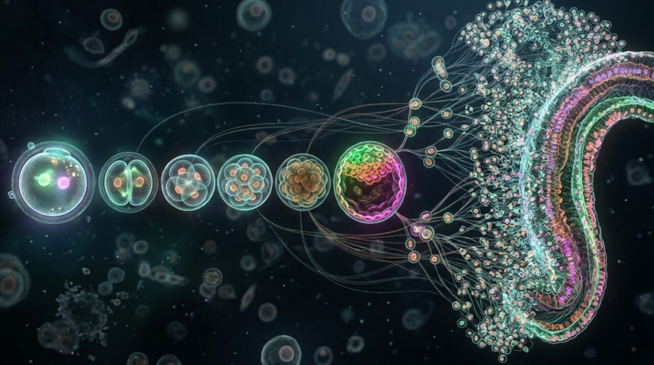 Um ovo fertilizado virou um mapa de milhares de descendentes porque cientistas fizeram o próprio DNA registrar a história de cada célula