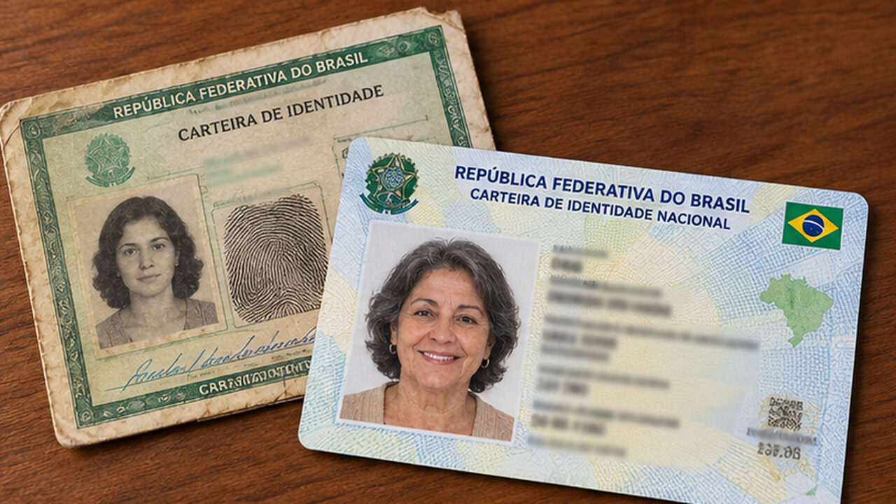 Mulher de 62 anos separa dinheiro para trocar o RG antigo pela nova CIN e descobre que a primeira emissão em papel é gratuita mesmo para quem já tinha identidade