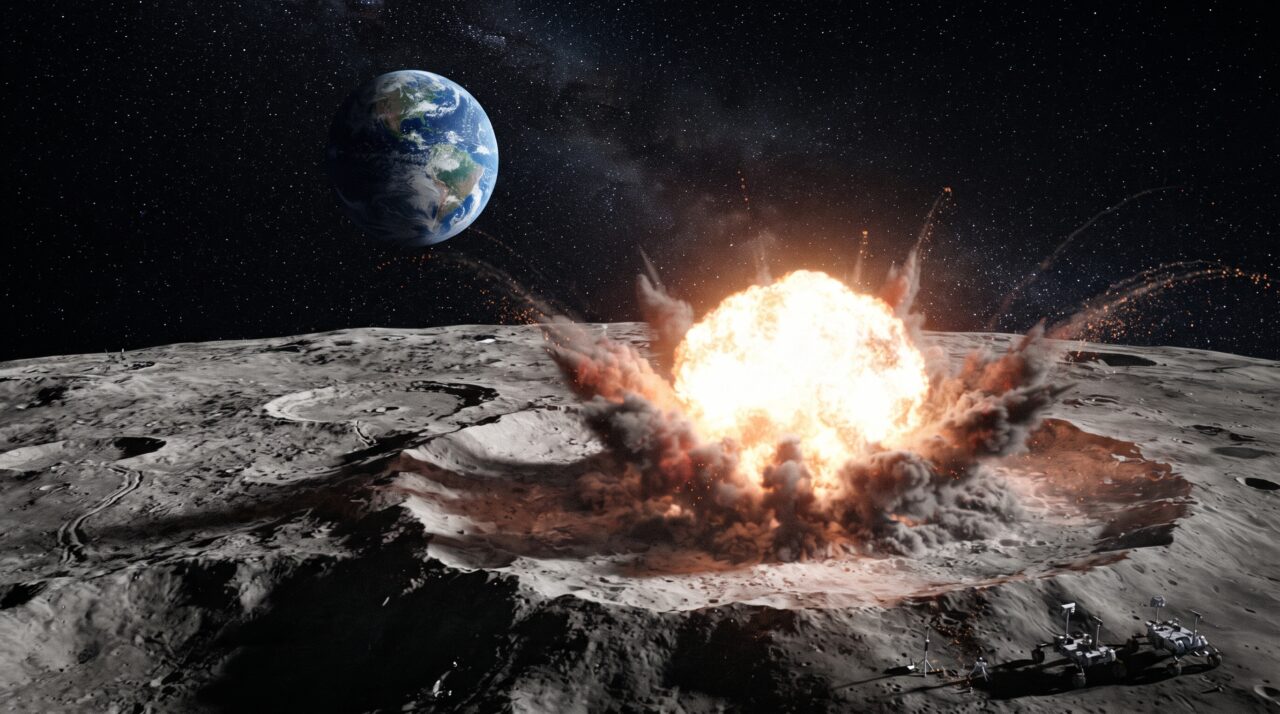 O plano secreto dos Estados Unidos para detonar uma arma nuclear na Lua em 1959.