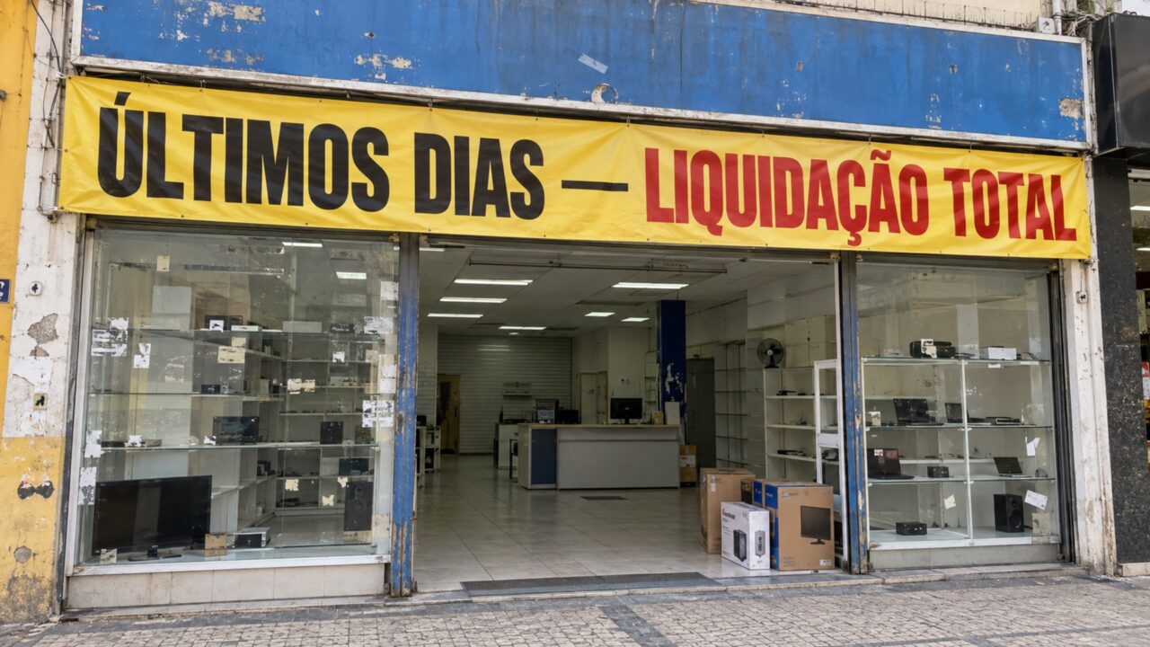 O comprador não aparece e 363 lojas de eletrônicos entram em encerramento, deixando quase 3 mil trabalhadores diante do fim da operação