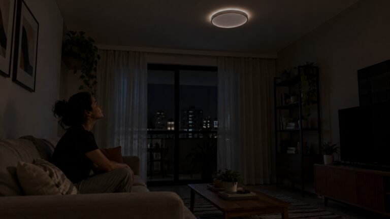 O que significa quando uma lâmpada de LED não apaga por completo mesmo com o interruptor desligado