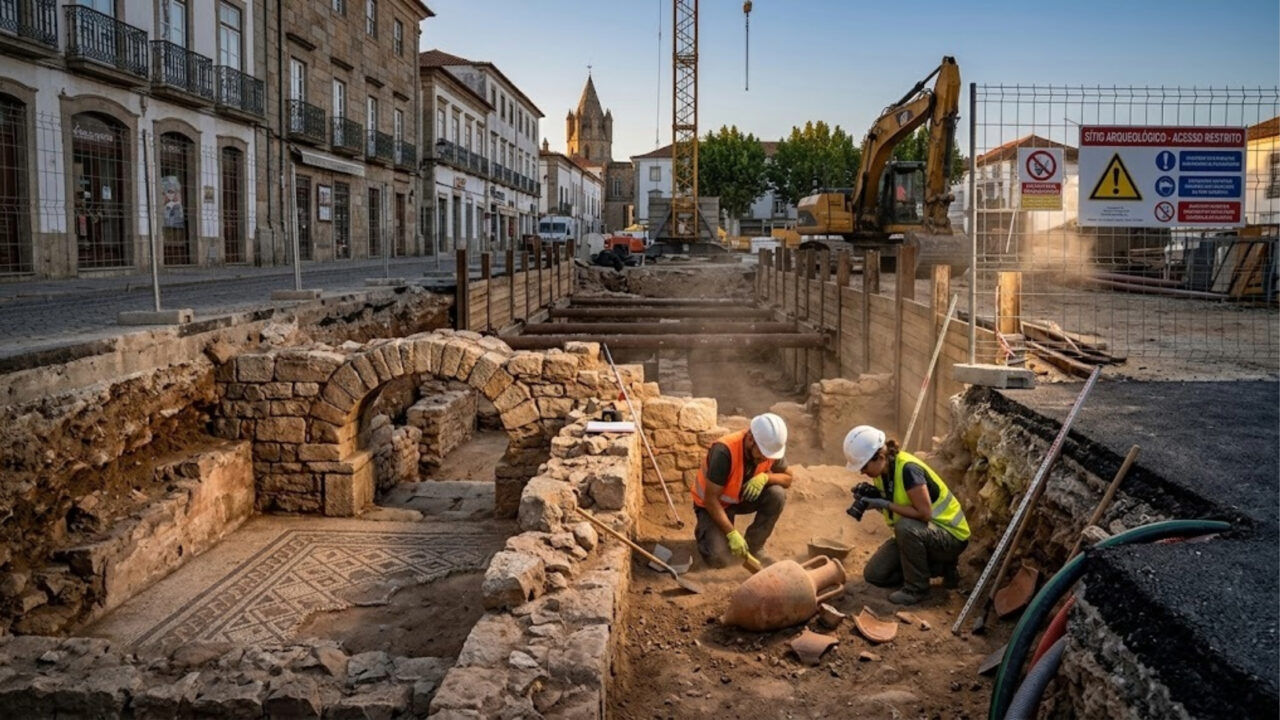 Obras revelam estruturas escondidas há milhares de anos e arqueólogos se emocionam as descobertas