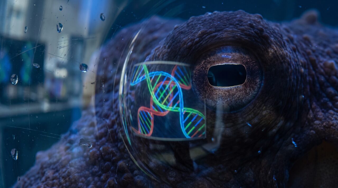 Um polvo parece inteligente por um motivo escondido na arquitetura do próprio DNA, não apenas no número de genes