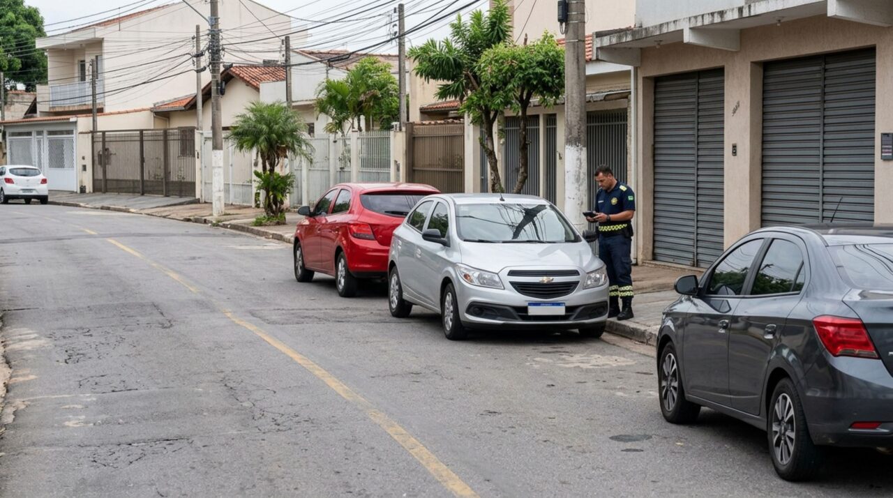 Morador encontra uma vaga livre do outro lado de uma rua de mão dupla, estaciona o carro voltado para o sentido contrário e descobre que a posição do veículo também pode gerar multa