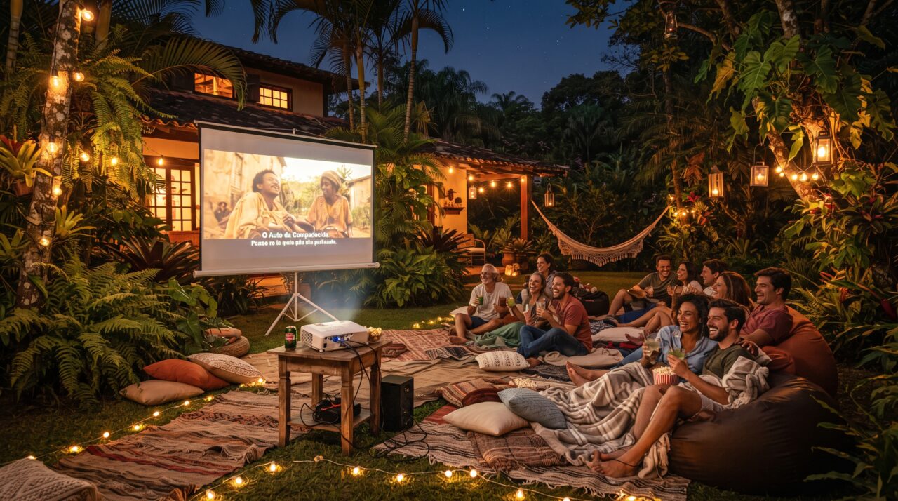 Quanto custa criar um cinema ao ar livre no quintal para as noites de verão em 2026?