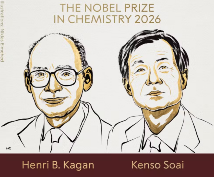 Nobel de Química premia estudo sobre “moléculas espelhadas”