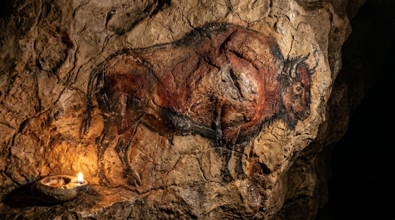 Artistas paleolíticos aproveitavam saliências e rachaduras naturais para dar volume às figuras de animais