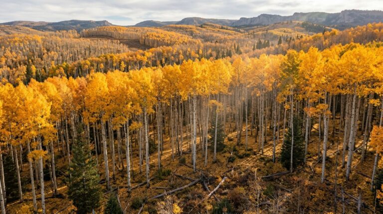 Pando reúne milhares de troncos geneticamente idênticos em Utah
