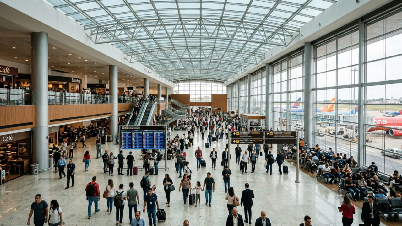 Megaobra de R$ 2,6 bilhões vai transformar um aeroporto brasileiro com terminal de 135 mil m², ampliação das pontes de embarque e capacidade para atender mais de 40 milhões de passageiros por ano