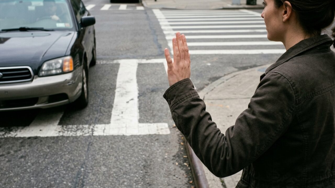 A psicologia diz que agradecer aos motoristas com um aceno ao atravessar a rua é comum em pessoas com estas características