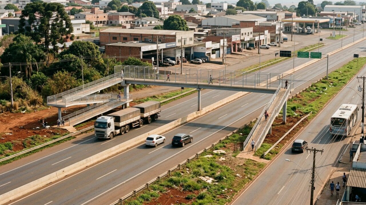 Investimento de R$ 20 bilhões prevê 462 km de duplicações, 87 km de vias marginais e 38 passarelas para transformar uma rodovia que atravessa o interior e chega à fronteira brasileira