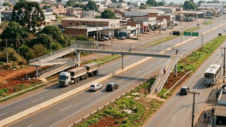 Investimento de R$ 20 bilhões prevê 462 km de duplicações, 87 km de vias marginais e 38 passarelas para transformar uma rodovia que atravessa o interior e chega à fronteira brasileira