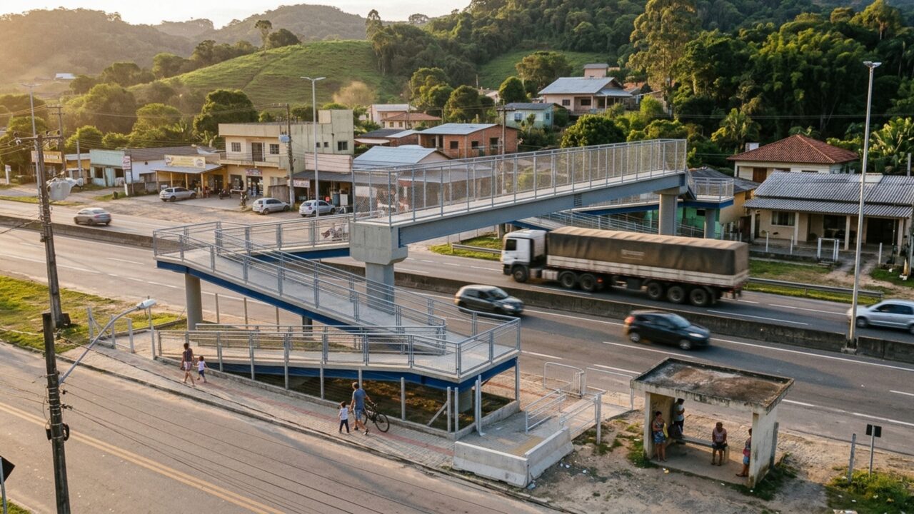 Rodovia de 15 km está recebendo sete viadutos, duas novas pontes e quatro passarelas em uma transformação de mais de R$ 200 milhões no interior brasileiro