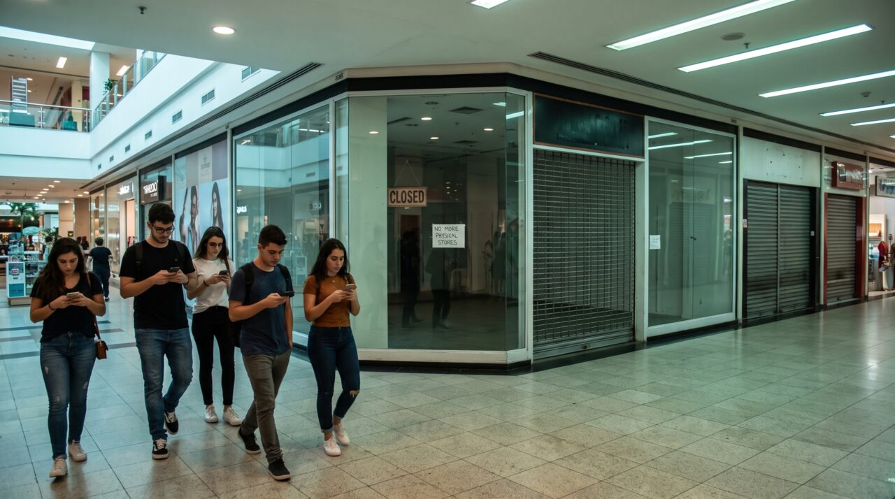 Depois de anos vendendo moda jovem em centenas de shoppings, rede entra em falência com perdas crescentes, porque concorrência intensa e queda de tráfego forçaram a conversão de mais de 65% da dívida principal em participação dos novos donos