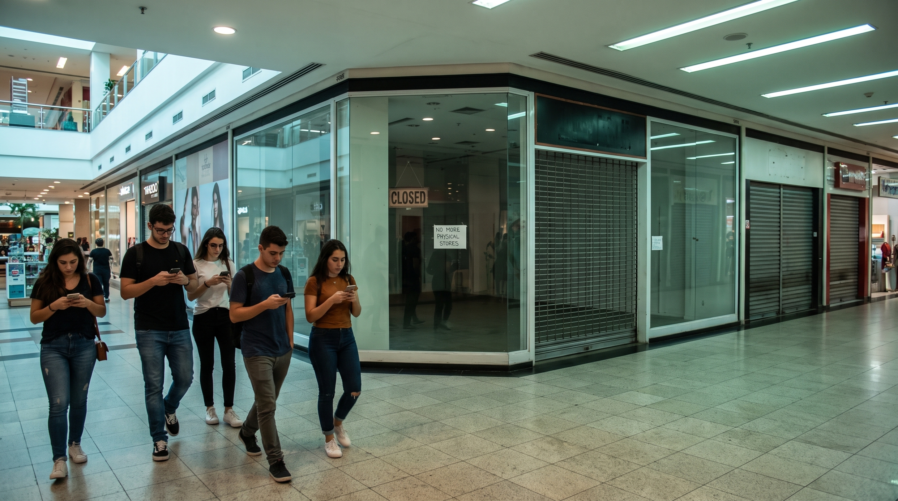 Depois de anos vendendo moda jovem em centenas de shoppings, rede entra em falência com perdas crescentes, porque concorrência intensa e queda de tráfego forçaram a conversão de mais de 65% da dívida principal em participação dos novos donos